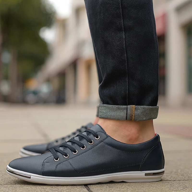 GRAYSON LEATHER SNEAKERS