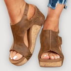 ANNE – COMFY WEDGE SANDALS