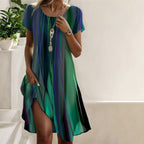 Lorina™ - Casual Boho Gradient Dress
