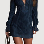 ISALIE – ZIP MINI DRESS