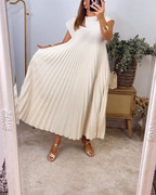 Phoebe™ - Pleated Long Dress