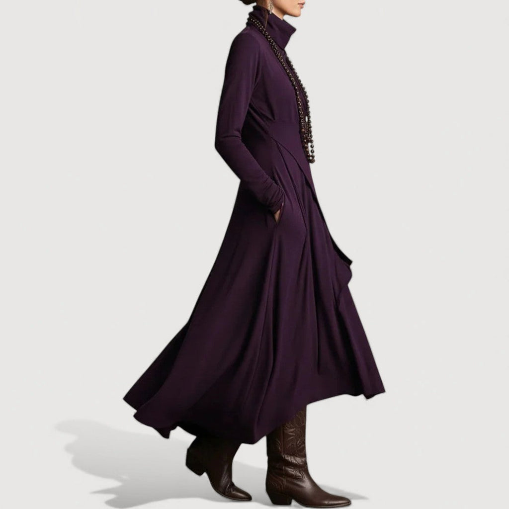 SALLIE – DRAPED MAXI DRESS