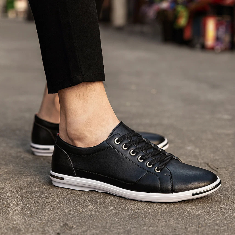 GRAYSON LEATHER SNEAKERS