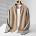 FERRARA CASHMERE ZIP-THROUGH JACKET