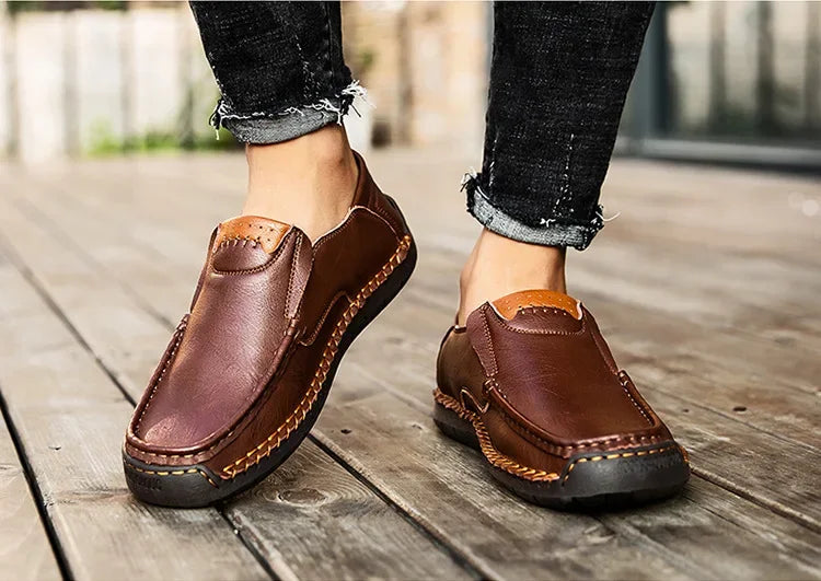 MILAN LEATHER LOAFER SLIP-ON