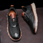 CALDWELL LEATHER TRAINERS