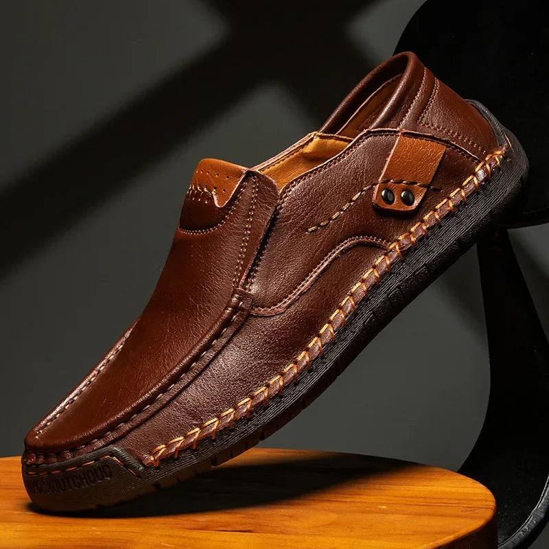 MILAN LEATHER LOAFER SLIP-ON