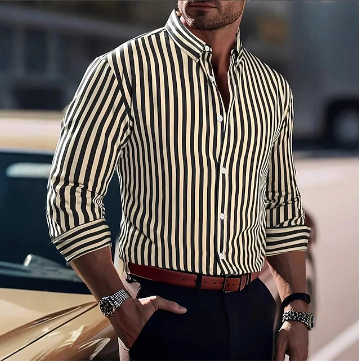 DECLAN | STRIPED SHIRT