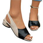 Livia | Pattern Ankle Strap Sandals